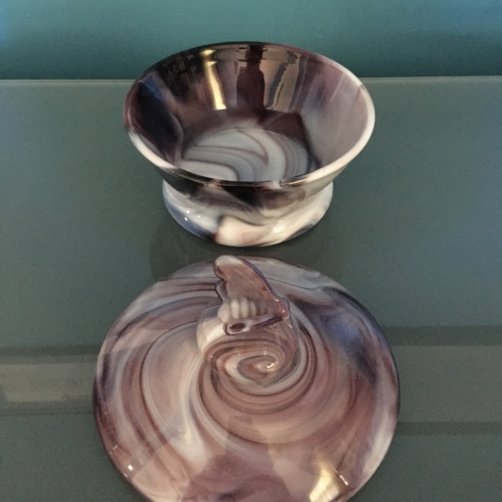 ☘️IMPERIAL GLASS COMPANY-PURPLE SLAG - Picture 3 of 5